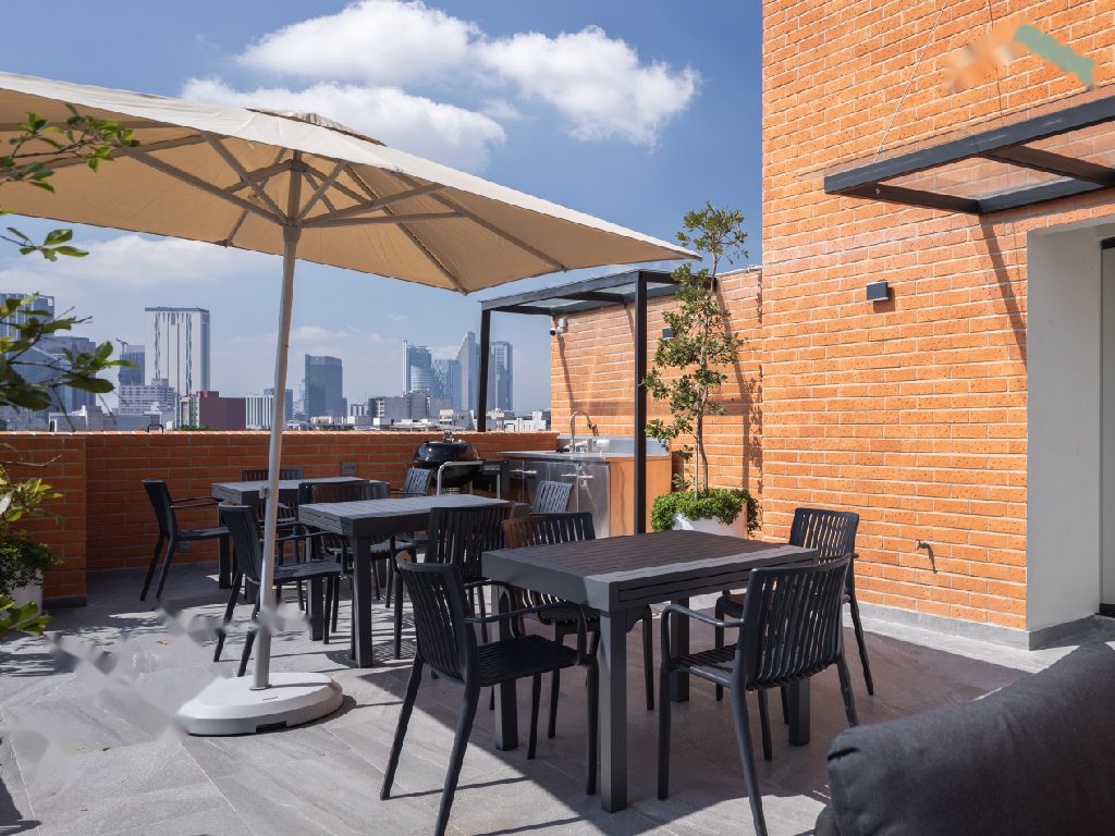 Terraza roof garden, Serapio Rendón 21